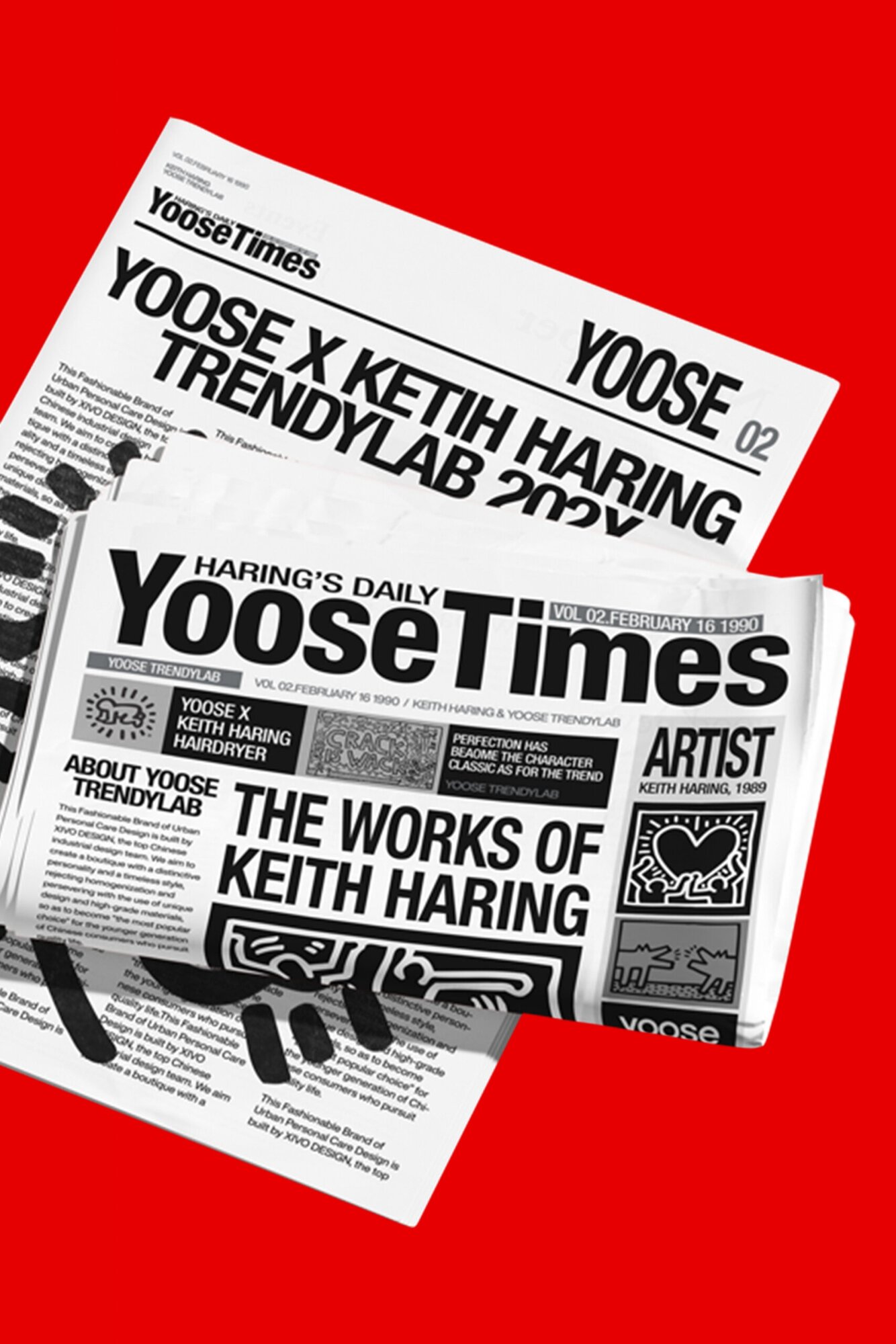 Фен с ионизацией YOOSE KEITH HARING LIMITED - фотография № 8