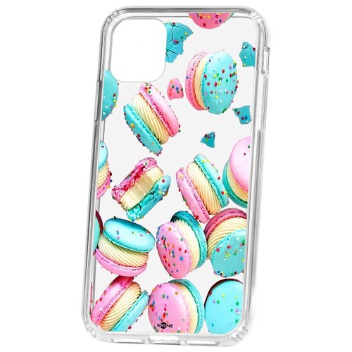фото Чехол накладка для телефона ip 11 kruche print макарон