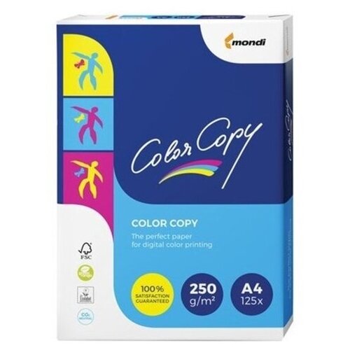 Бумага Color Copy A4 Office 250 г/м², 125 л, белый бумага для цветной лазерной печати color copy а4 120 г кв м 250 листов 1 шт