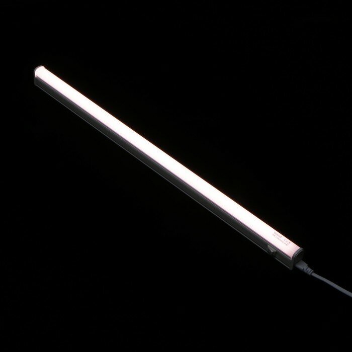 Uniel Фитосветильник светодиодный Uniel, 10 Вт, 560 мм, IP40, 220В, полноспектр, c выкл, прозрачный