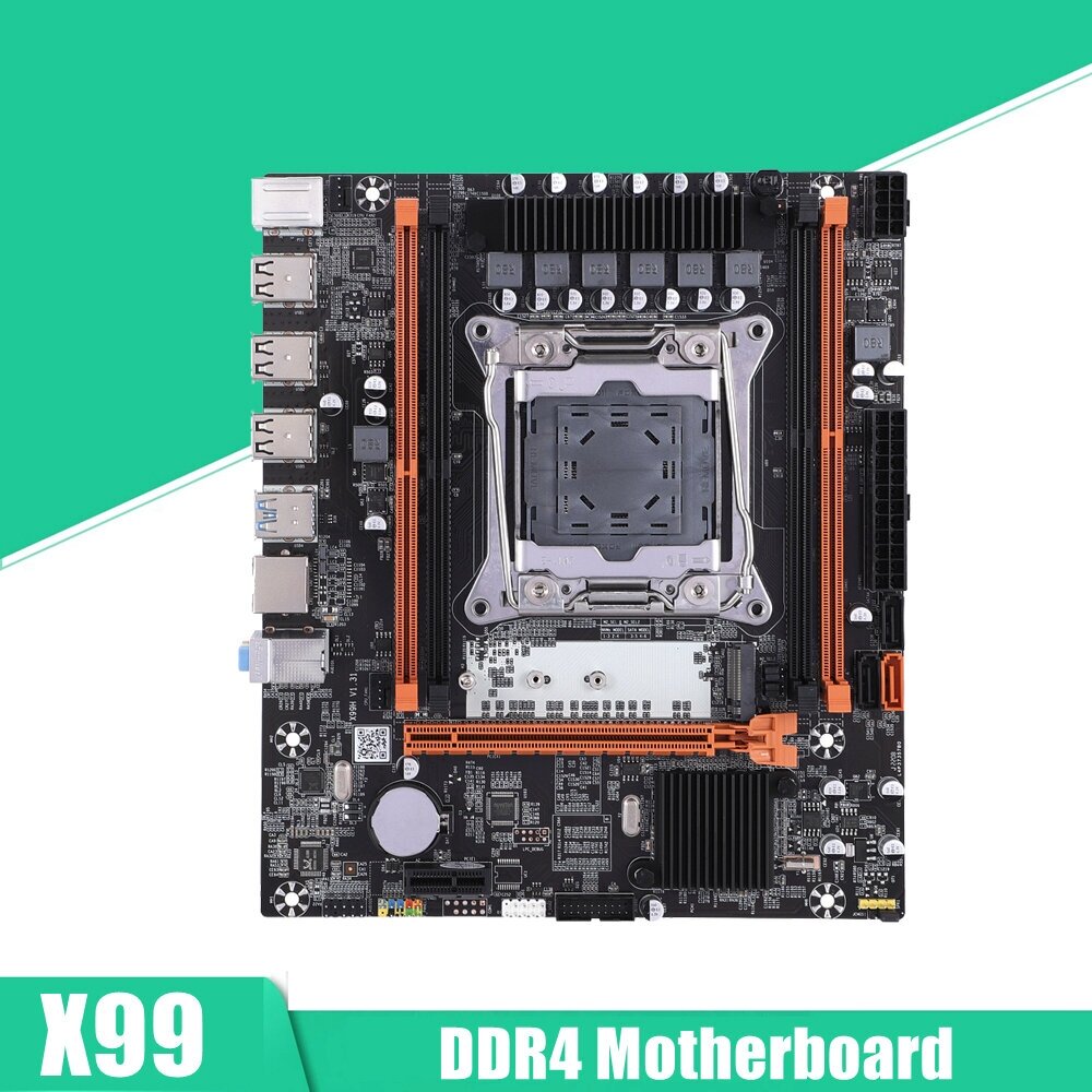 Комплект материнской платы X99: Atermiter D4 2011v3 + Xeon E5 2670v3 + DDR4 32Гб 2666Мгц Atermiter