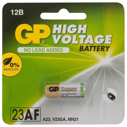 Батарея GP Ultra Alkaline 23AF MN21 (1шт) батарейка gp ultra alkaline c в упаковке 2 шт