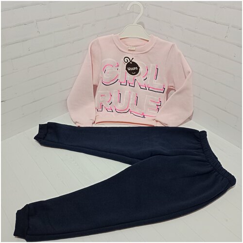 фото Костюм детский с начесом 5 лет woops