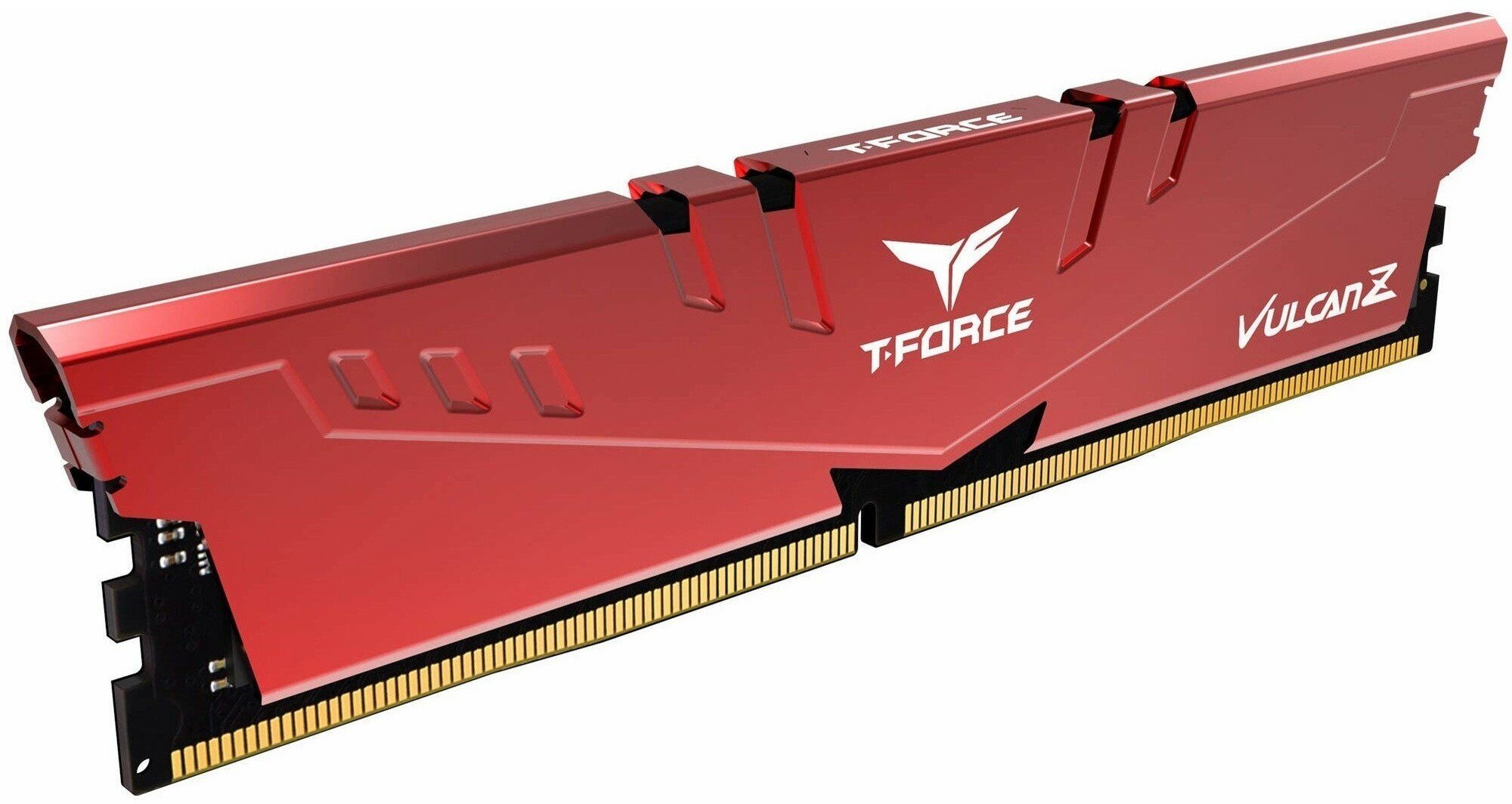Модуль памяти DDR4 32GB (2*16GB) Team Group T-Force Vulcan Z red PC4-25600 3200MHz CL16 радиатор 1.35V - фото №2