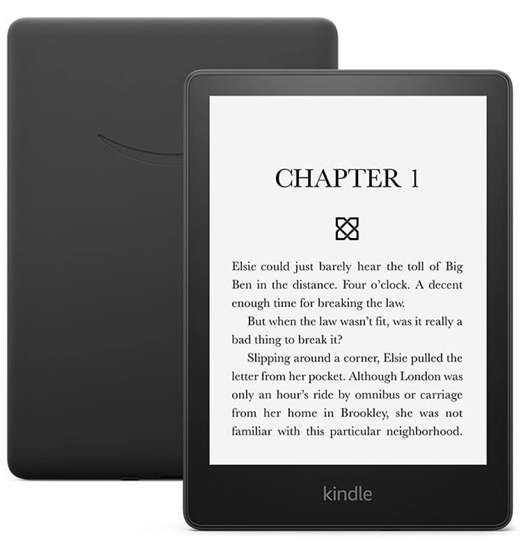 Электронная книга Amazon Kindle PaperWhite 2021 8Gb black Ad-Supported