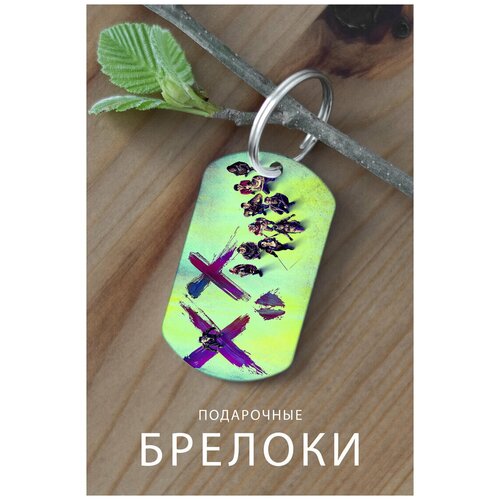 фото Брелок для ключей отряд самоубийц, брелок мужской женский аксессуар, брелок на ключи детский подарок ребенку сыну или дочке в виде жетона zhenya cloud