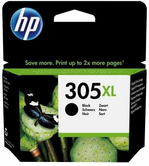 Картридж для принтера HP 305XL 3YM62AE High Yield Black, черный