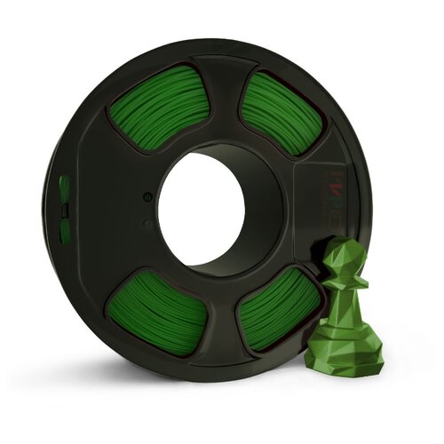 фото Пластик для 3d принтера в катушке gf petg, 1.75 мм, 1 кг (grass / зеленый) geekfilament