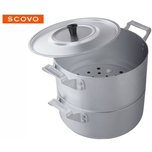 Овощеварка алюминий 2.5Л SCOVO