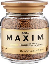 Кофе растворимый AGF MAXIM GOLD, с/б Япония 80 г