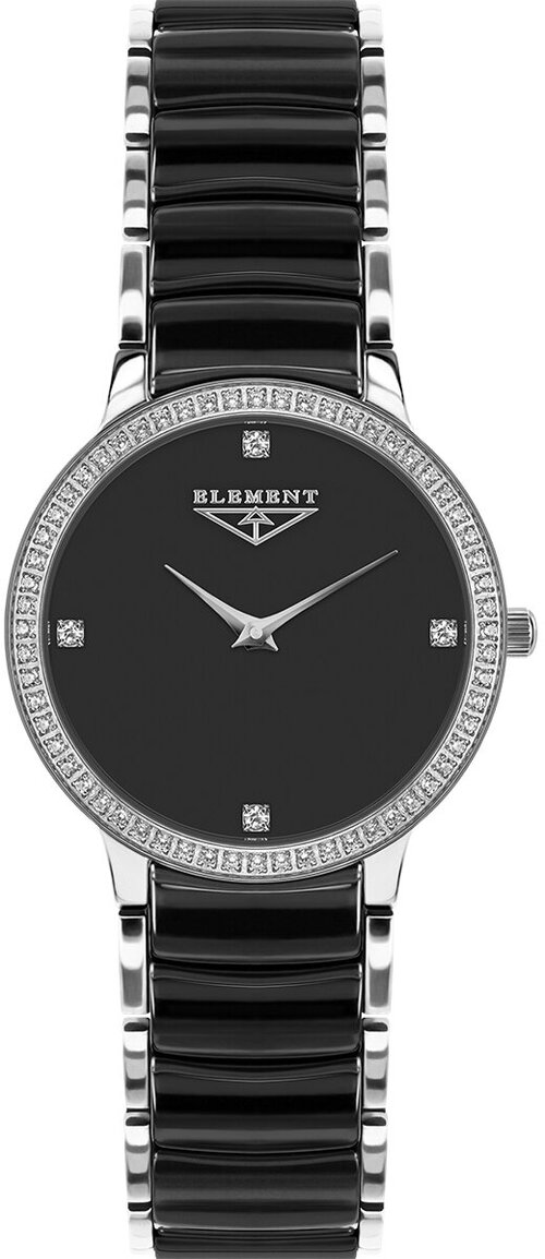 Наручные часы 33 element Basic 331902C, черный, серебряный