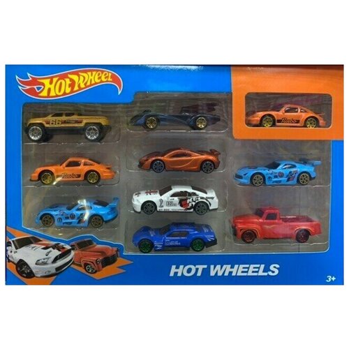 Набор машинок / Хот вилс / Hot Wheels / 10шт. металлических машин