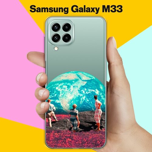 Силиконовый чехол на Samsung Galaxy M33 Вид на Землю / для Самсунг Галакси М33 силиконовый чехол вид на землю на samsung galaxy a10