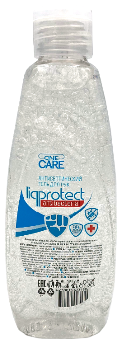 One Care Антисептический гель для рук на основе изопропилового спирта Liqprotect Antibacterial