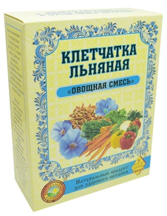 СибТар / Клетчатка льняная Овощная смесь (300 г коробка)