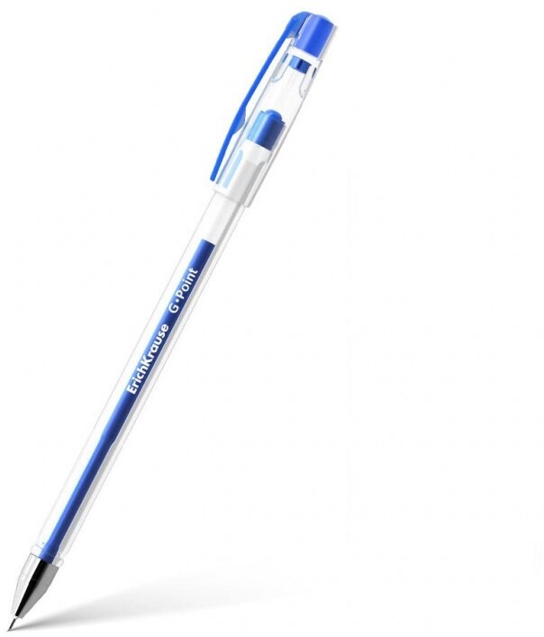 Ручка гель ErichKrause G-Point, цвет чернил синий 1442252 17627