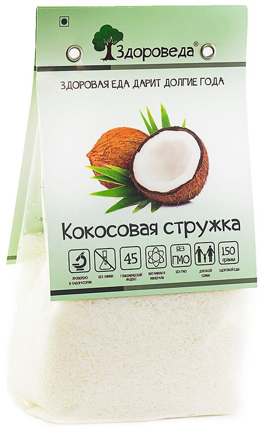 Стружка кокосовая Здороведа 150 г 1 шт