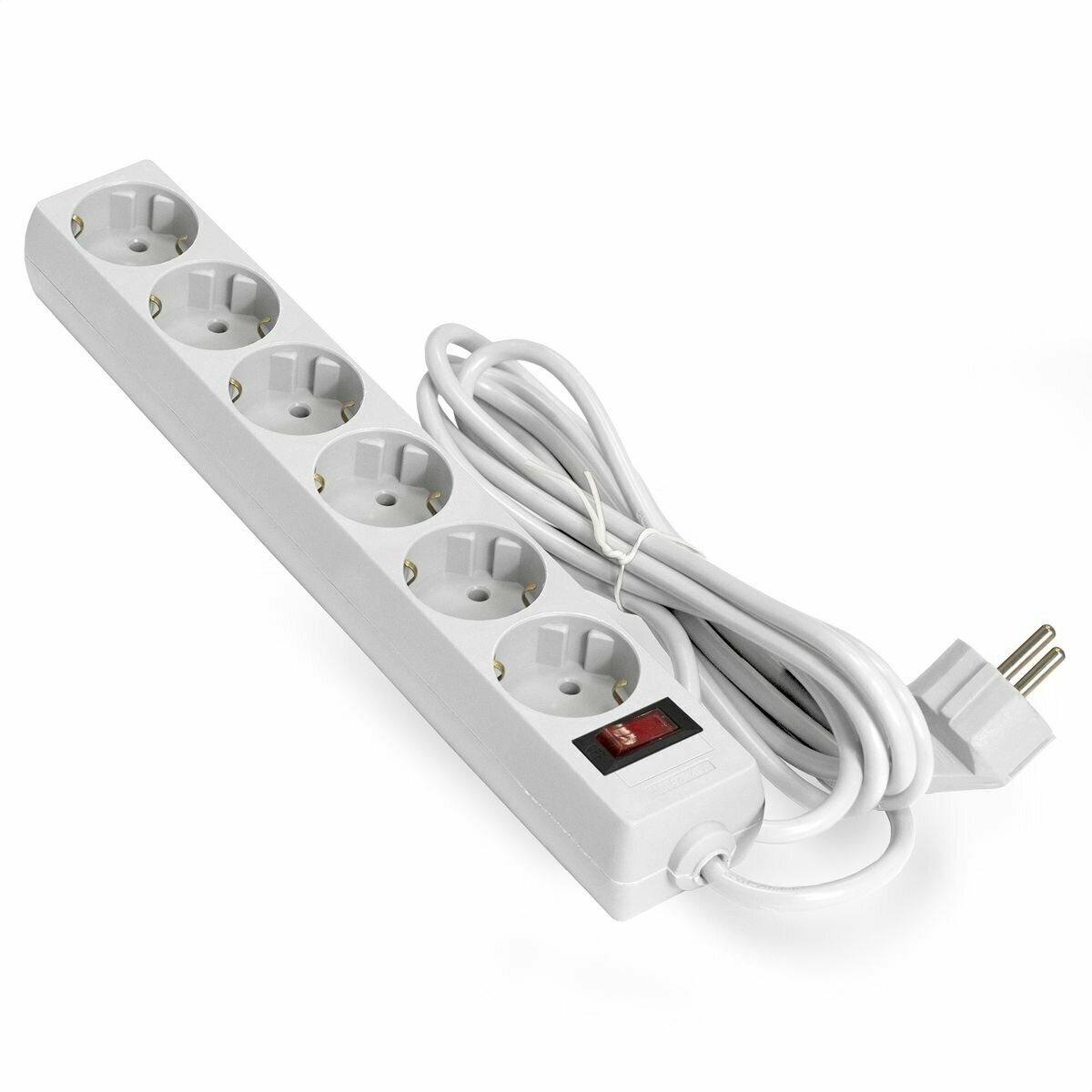 Сетевой фильтр ExeGate 6 Sockets 1.5m SP-6-1.5W White 266866 - фото №5