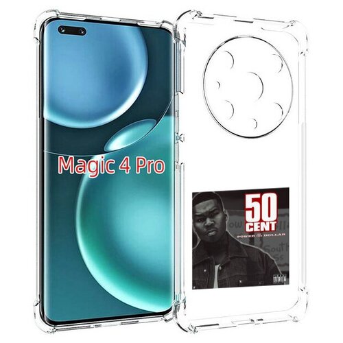 Чехол MyPads 50 Cent - Power Of The Dollar для Honor Magic4 Pro / Magic4 Ultimate задняя-панель-накладка-бампер чехол mypads 50 cent power of the dollar для huawei mate 10 pro задняя панель накладка бампер