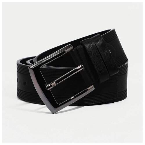 фото Ремень сима-ленд, размер 120, черный сима-лэнд