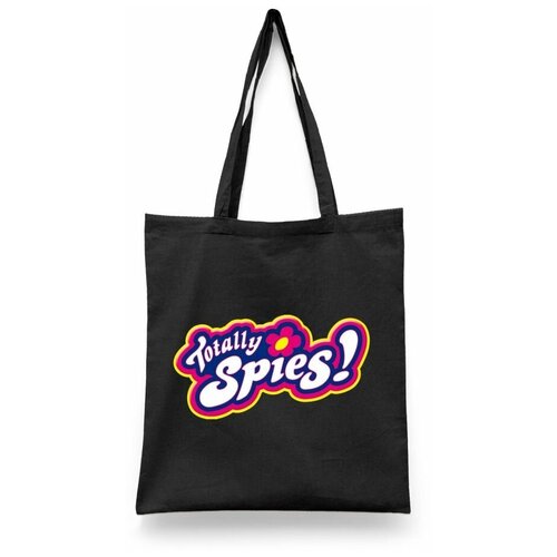 фото Сумка-шоппер унисекс каждому своё "тотали спайс/totally spies/мультсериал" белая