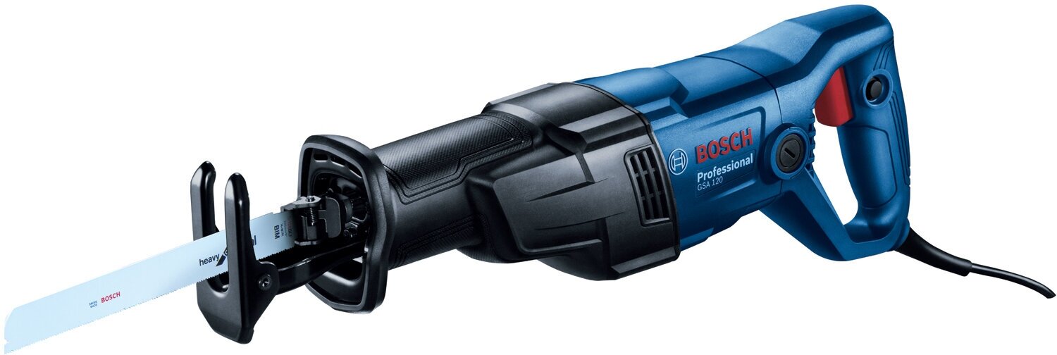 Сабельная пила Bosch GSA 120, 1200 Вт, 29 мм, 0-3000 ход/мин, коробка