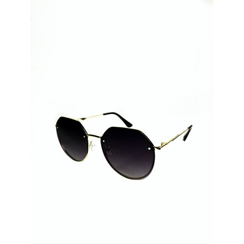 Солнцезащитные очки , золотой, черный