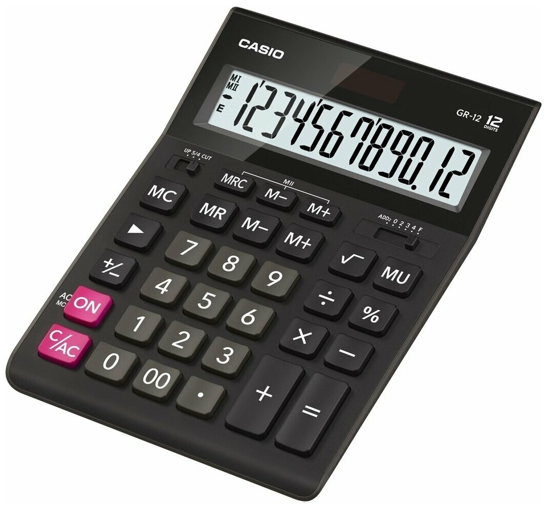 Калькулятор CASIO GR-12 12 разрядов бухгалтерский