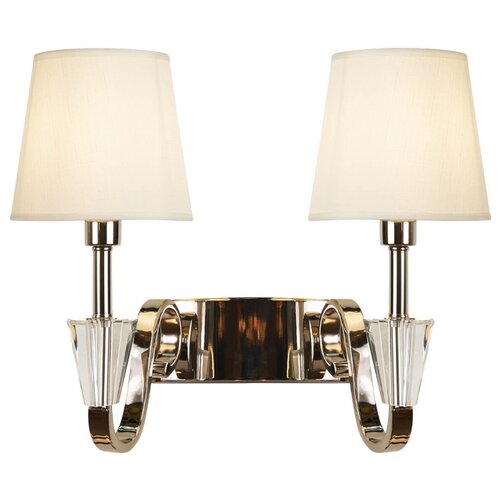 фото Ilamp бра ilamp alesti w2424-2 nickel