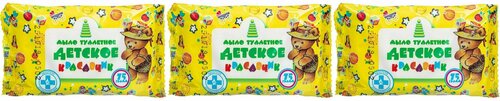 Меридиан Мыло туалетное Детское, 75 г, 3 шт