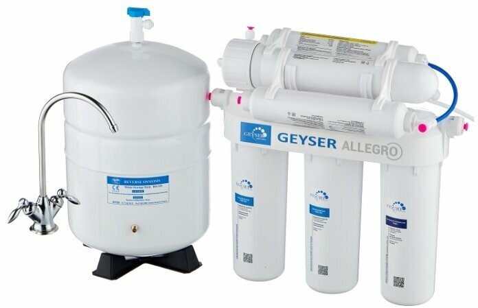 фильтр для воды Гейзер Аллегро с системой обратного осмоса, 6 ступней фильтрации - фотография № 10