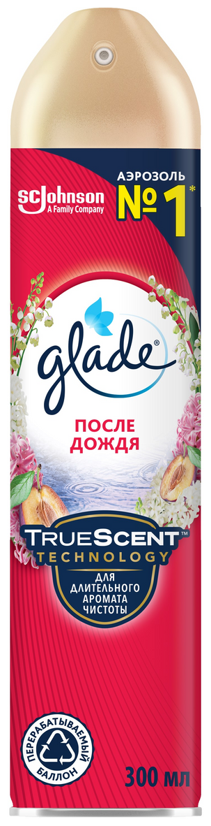 Glade освежитель воздуха После дождя, 300 мл, 