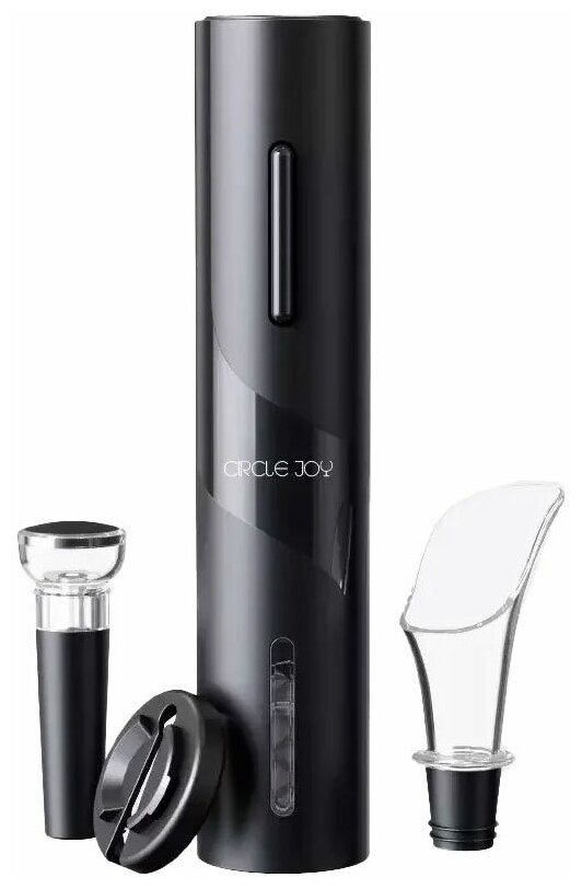 Электрический штопор Circle Joy Electric Wine opener GIFT SET (CJ-TZ07), черный