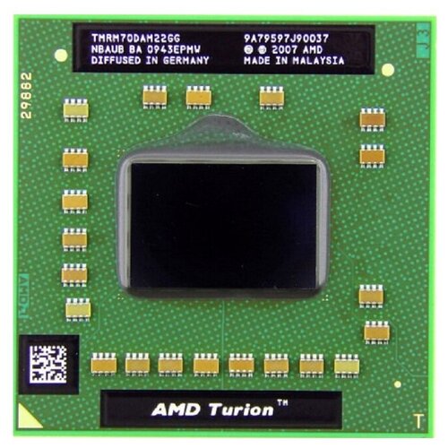 Б/у процессор AMD Turion 64 x2 RM-70 , TMRM70DAM22GG б у процессор amd turion 64 x2 rm 72 tmrm72dam22gg