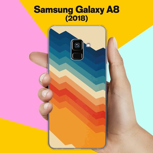 Силиконовый чехол на Samsung Galaxy A8 (2018) Узор 50 / для Самсунг Галакси А8 2018 силиконовый чехол на samsung galaxy a8 2018 узор 50 для самсунг галакси а8 2018