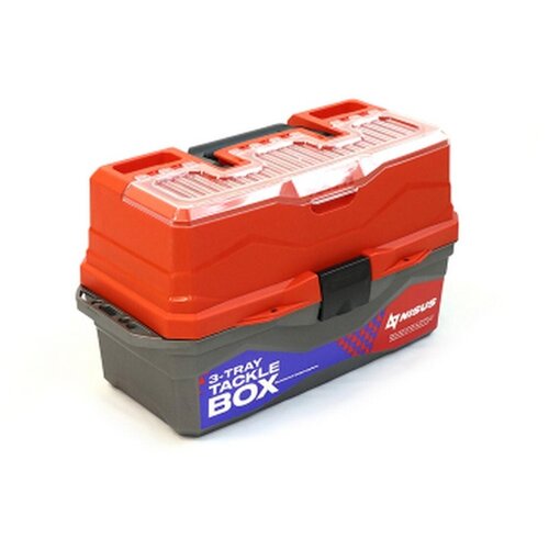 фото Ящик для снастей tackle box nisus трёхполочный, цвет оранжевый