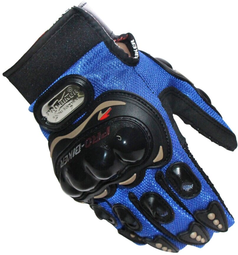 Мотоперчатки Текстиль Короткие Pro-Biker MCS-01 Blue L