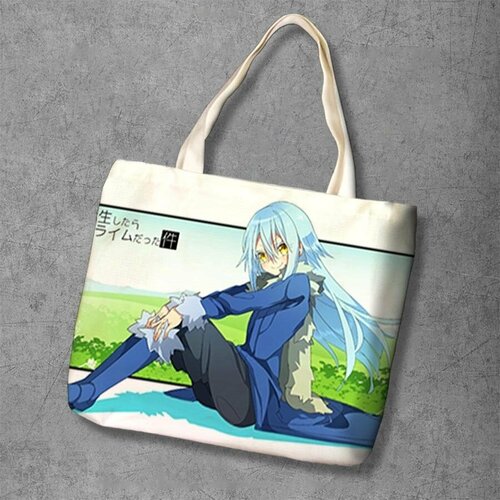 фото Сумка шоппер anime dakimakura, фактура рельефная, мультиколор