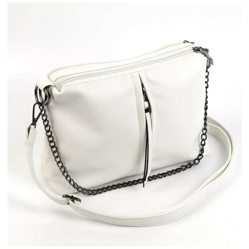 фото Женская сумка 6616 вайт (105225) fuzi house