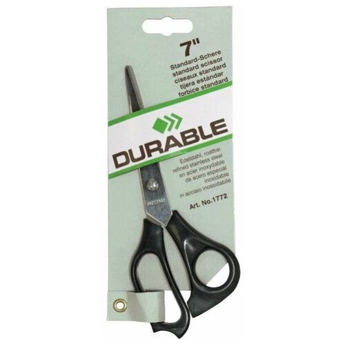 DURABLE Ножницы 18 см черный визитница durable d2400 01 черный