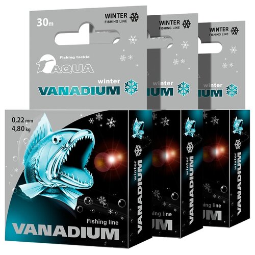 фото Леска зимняя aqua vanadium