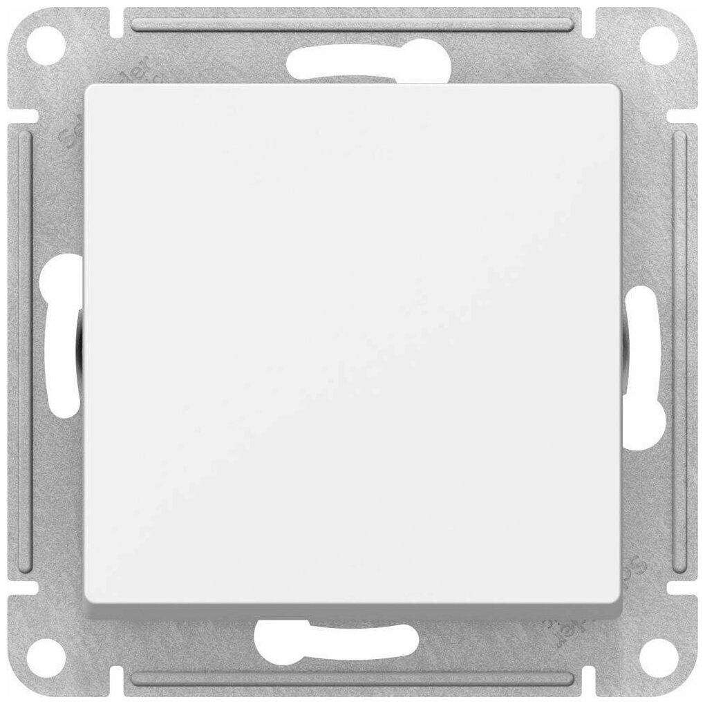 Механизм выключателя/переключателя проходного Schneider Electric AtlasDesign одноклавишный белый (комплект из 2 шт) - фотография № 3