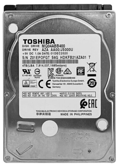 Жесткий диск Toshiba 4ТБ MQ04ABB400