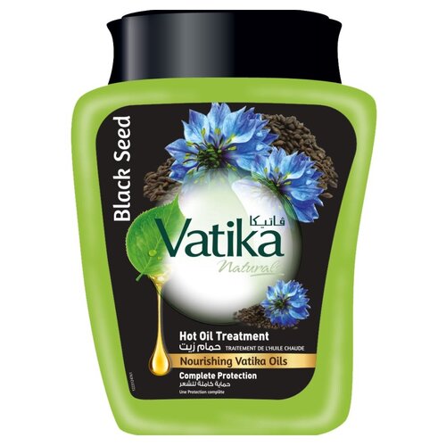 vatika moisture treatment shampoo dabur шампунь ватика увлажнение дабур 200мл Dabur Vatika Маска для волос восстанавливающая с семенами чёрного тмина, 500 мл