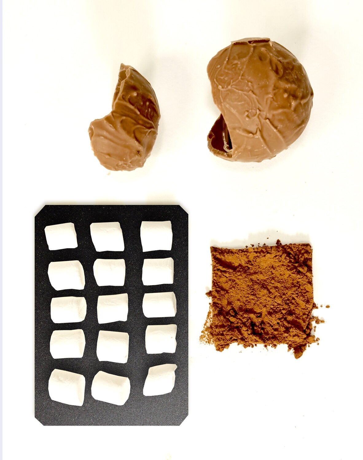 Шоколадные бомбочки с маршмеллоу и какао 4 шт. вкусный сладкий подарок фигурный шоколад - фотография № 5