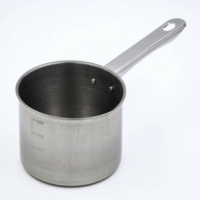 Astell Ковш, 650 мл, d=12 см, нержавеющая сталь, с мерной шкалой, металлическая ручка