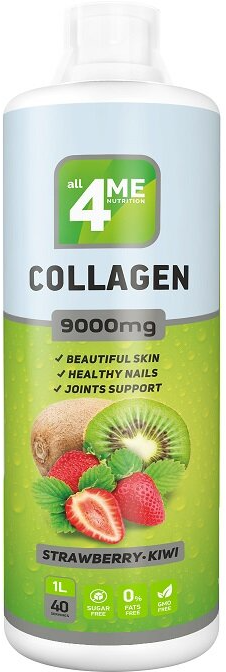 4Me Nutrition Collagen Concentrate 9000, 1000 мл (Клубника-киви)