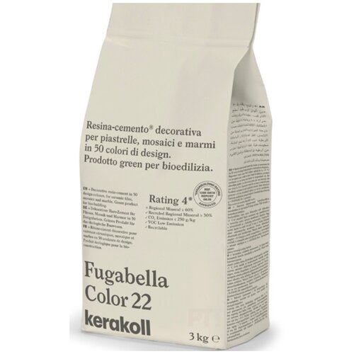 Kerakoll Fugabella Color 22 затирка для швов полимерцементная (50 оттенков) 3 кг.