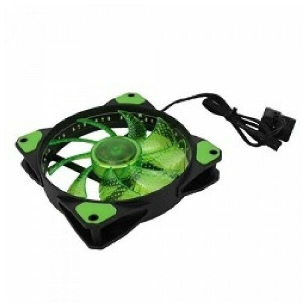 Система охлаждения для корпуса GameMax Galeforce 32 x Green LED, черный/зеленый - фото №10