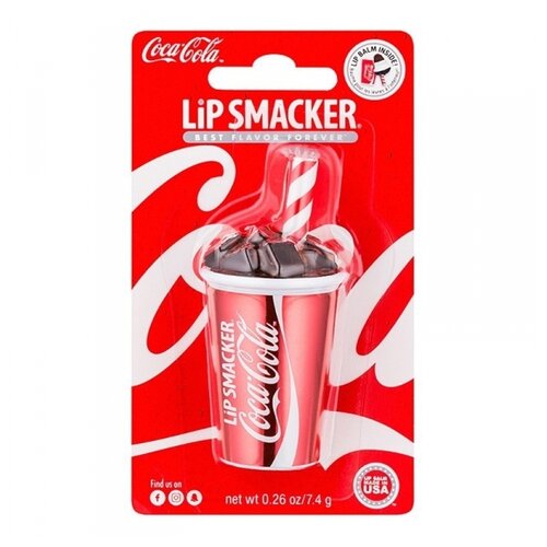 Lip Smacker Бальзам для губ с ароматом Coca-Cola, 7.4 г